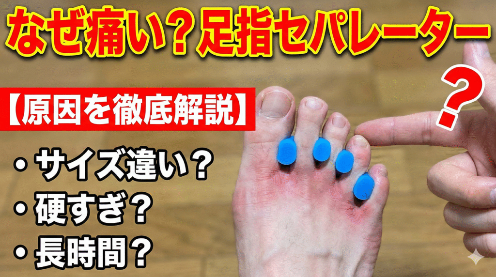 足指セパレーターが痛い原因