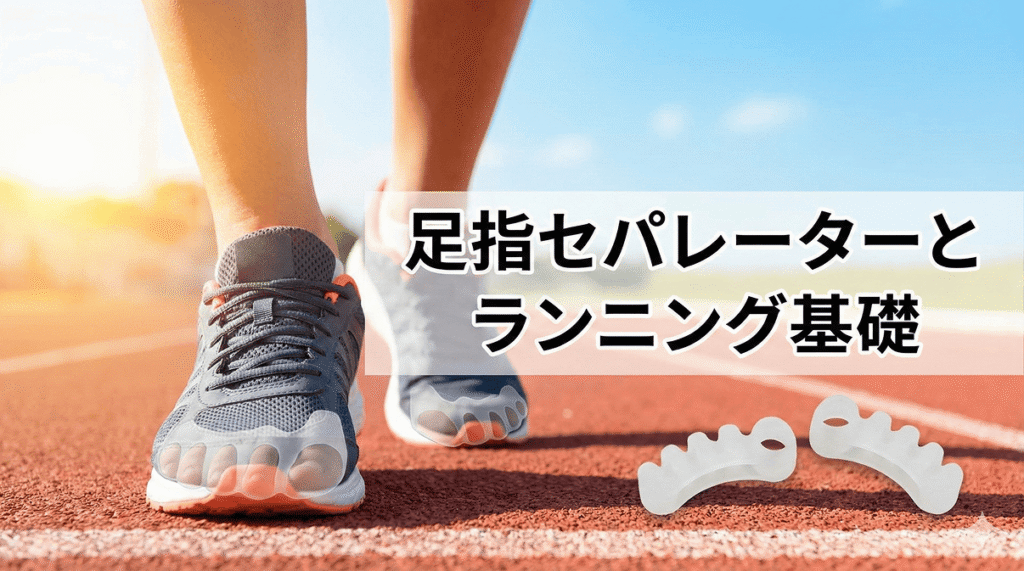 足指セパレーターとランニング基礎