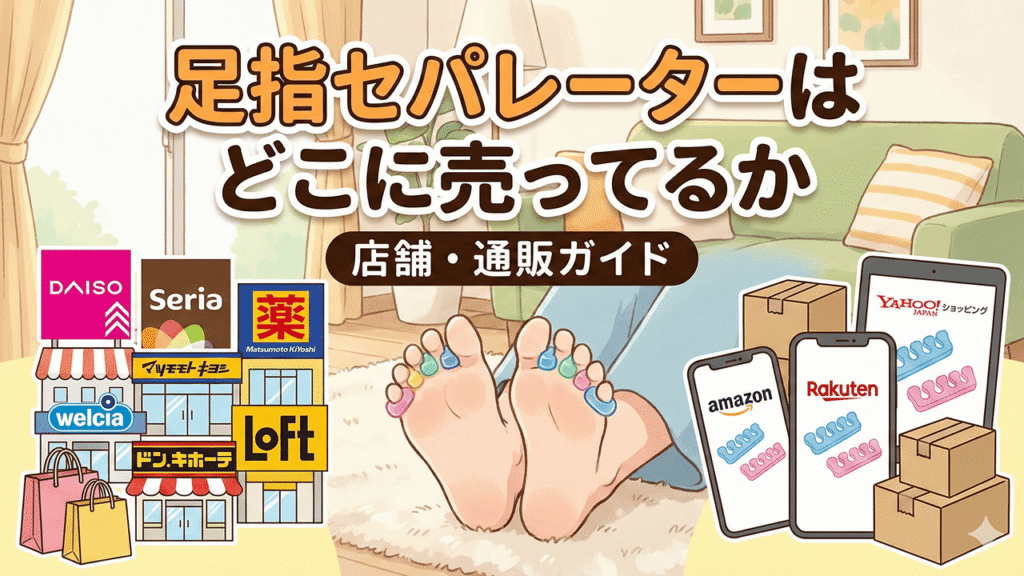 足指セパレーターはどこに売ってるか
